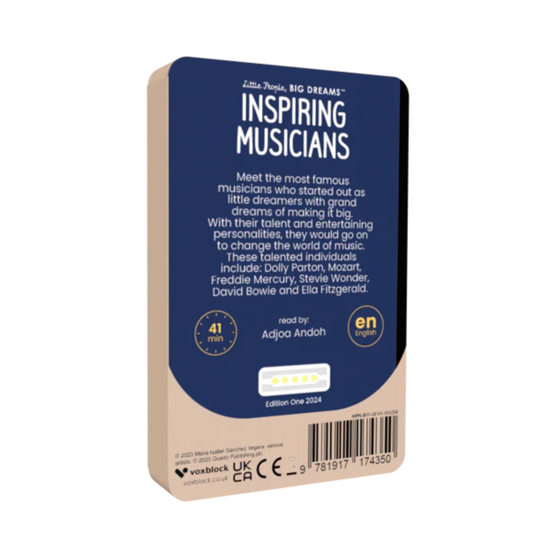 Voxblock Little People Big Dreams Inspiring Musicians Audiobook