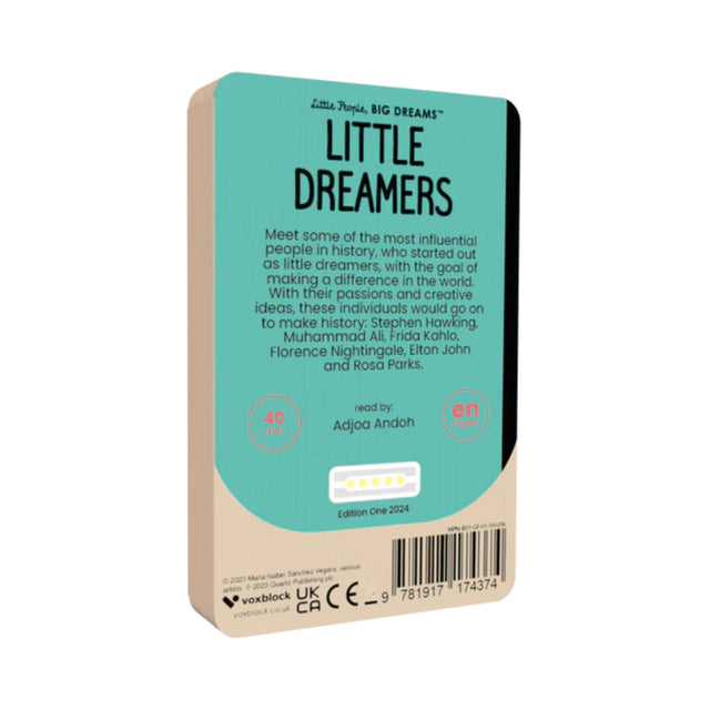Voxblock Little People Big Dreams Little Dreamers Audiobook