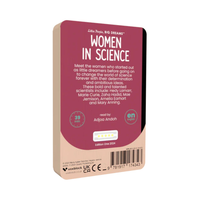 Voxblock Little People Big Dreams Women in Science Audiobook