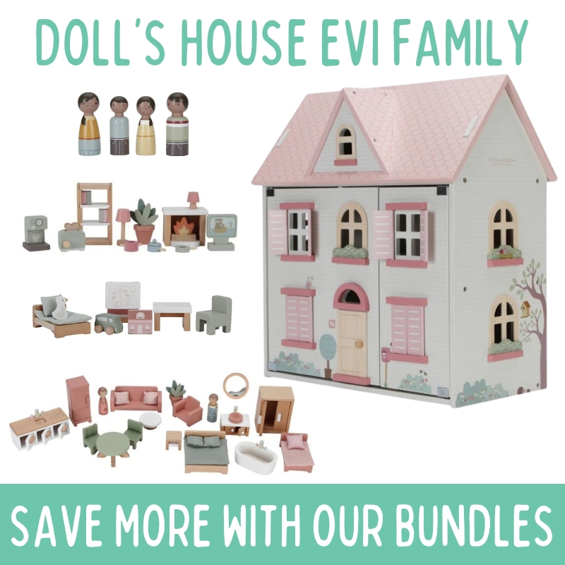 Little Dutch Doll's House Evi Family Bundle