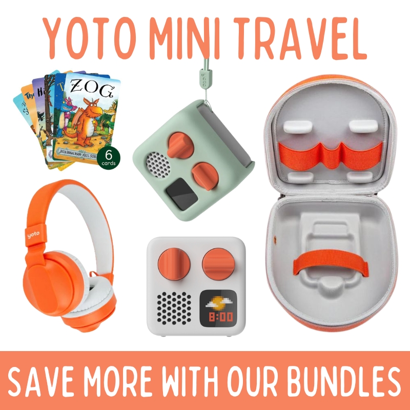 Yoto Mini Audio Player Travel Bundle