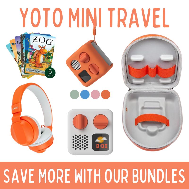 Yoto Mini Audio Player Travel Bundle