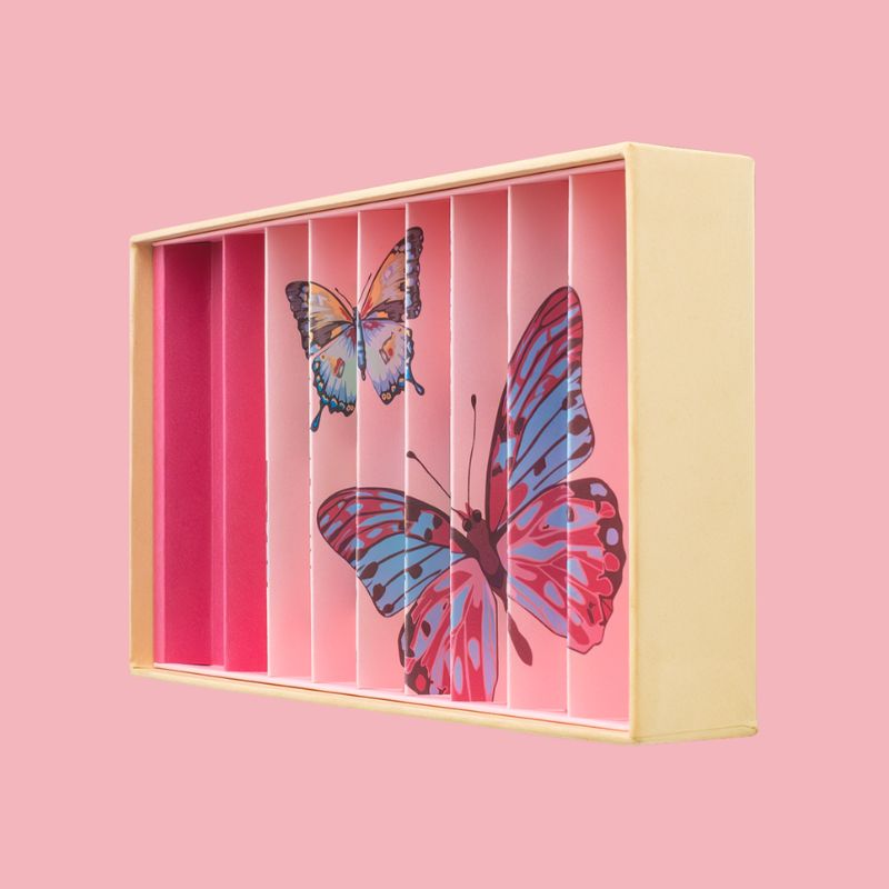 Billes & Co Marbles Butterfly Anamorphic Box