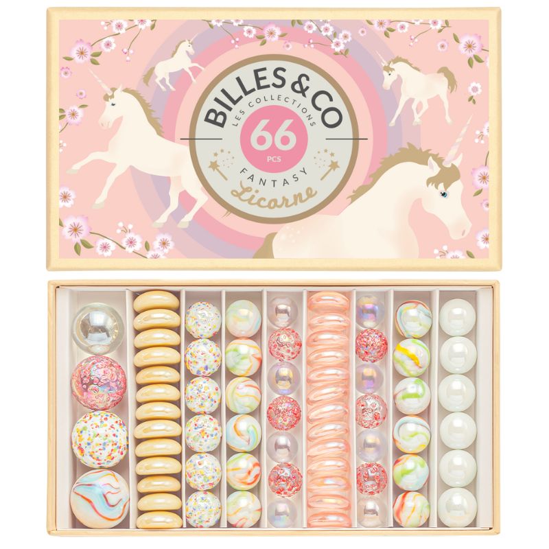 Billes & Co Marbles Unicorn Box