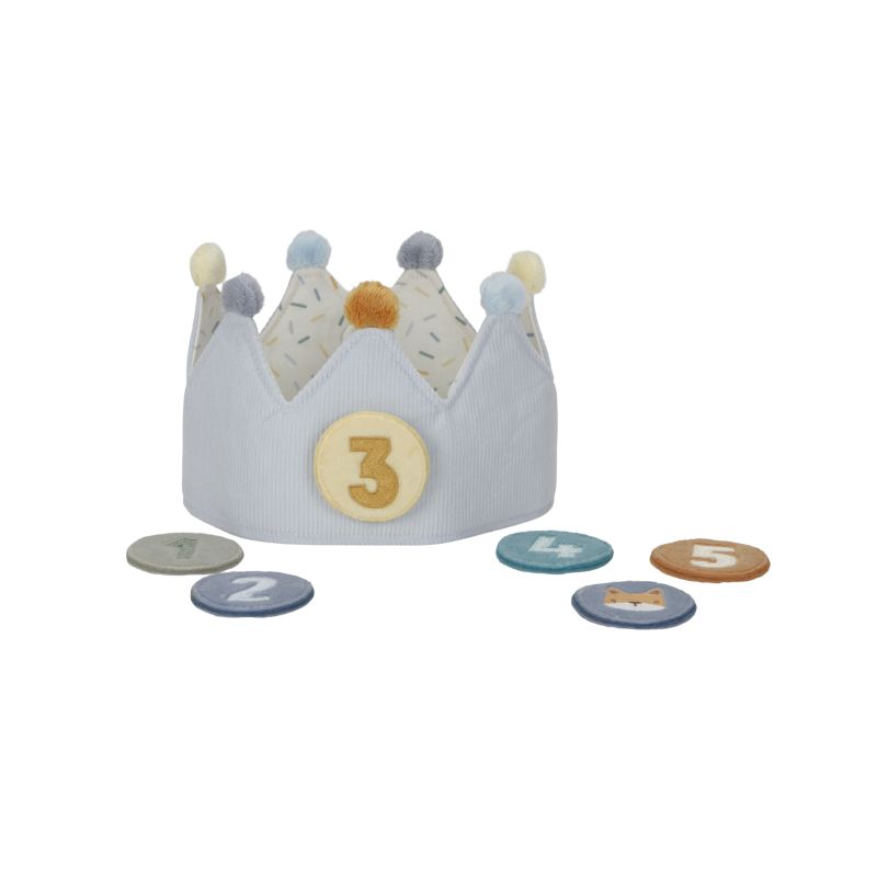 Little Dutch Birthday Crown with Numbers - Blue