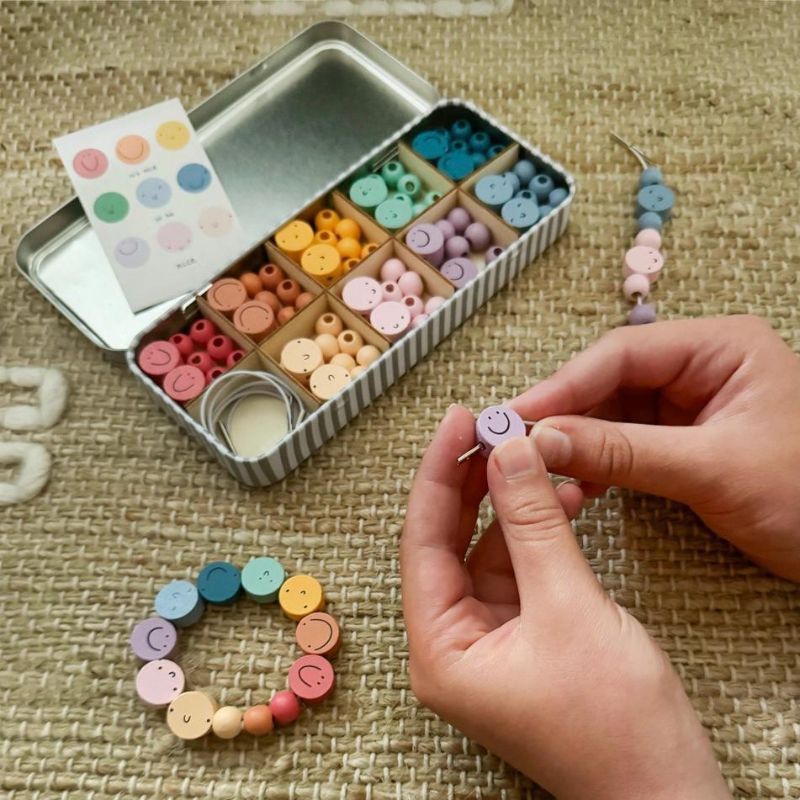 Cotton Twist Bracelet Beading Kit - It's Nice To Be Nice