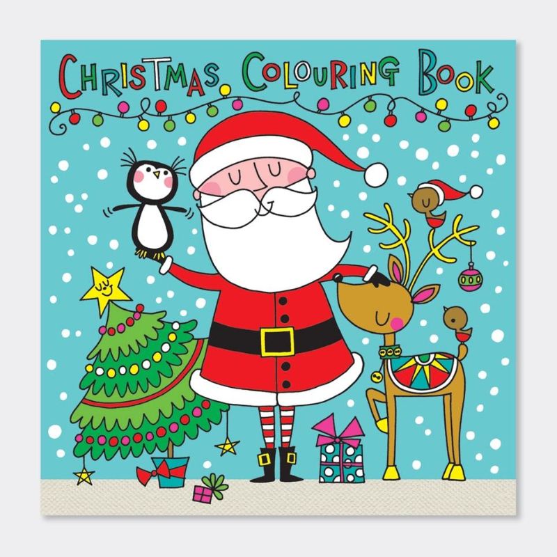 Rachel Ellen Designs Christmas Santa Colouring Book