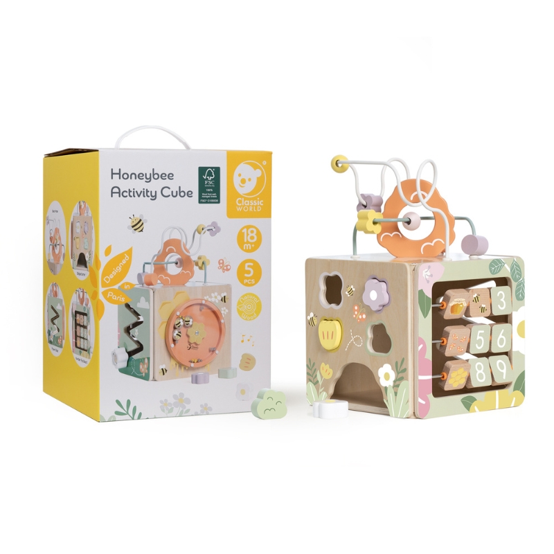 Classic World Honeybee Activity Cube