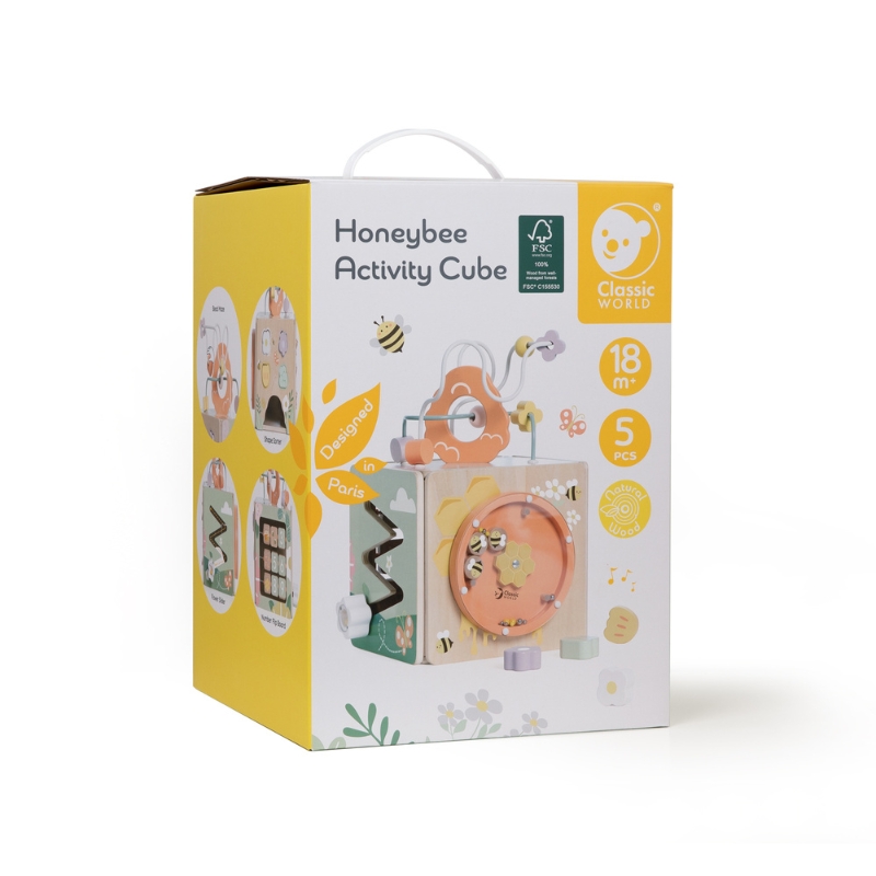 Classic World Honeybee Activity Cube