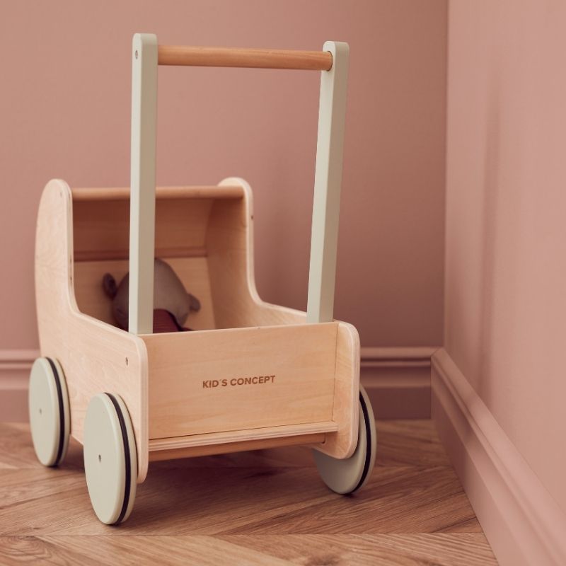 Kid's Concept - Doll Pram Natural