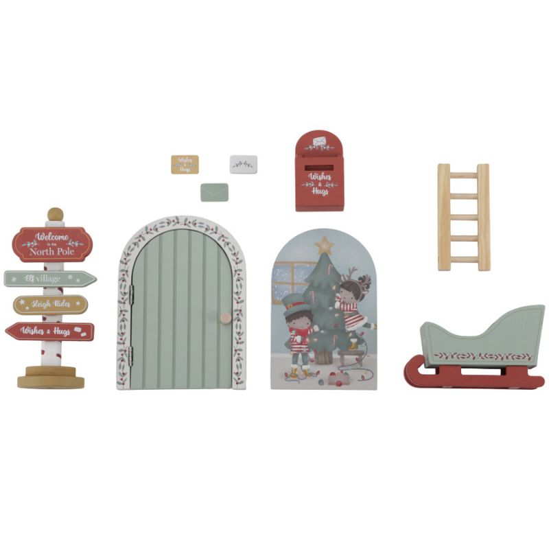 Little Dutch Mini Christmas Door and Accessories