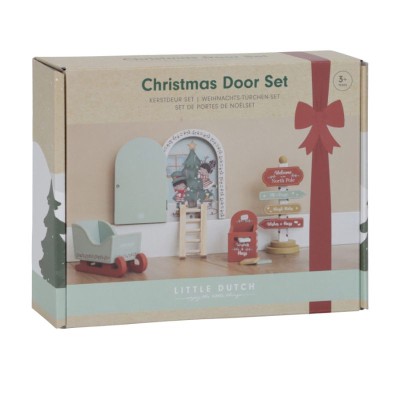 Little Dutch Mini Christmas Door and Accessories