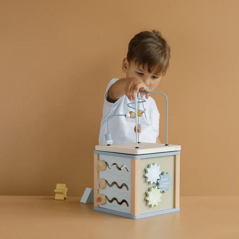 Little Dutch Wooden Activity Cube Ocean