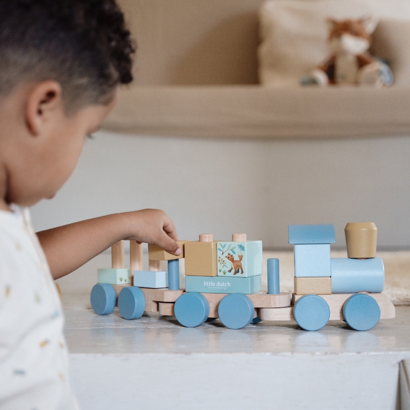 Little Dutch Stacking Train - Forest Friends