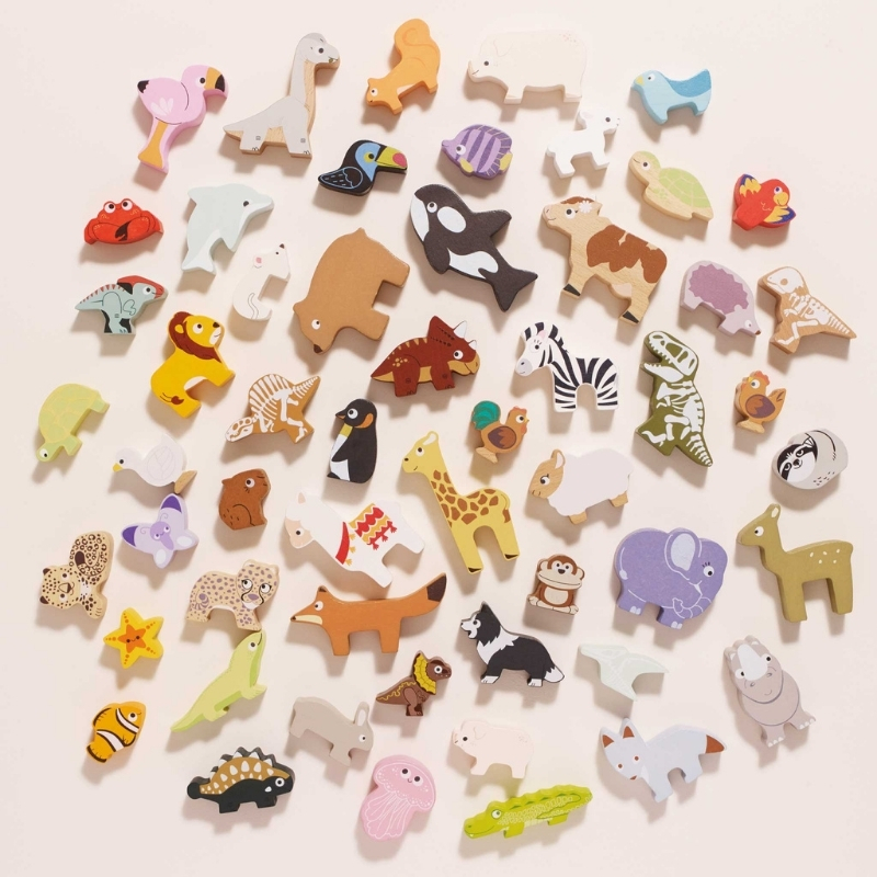 Le Toy Van Forest Stacking Animals & Bag