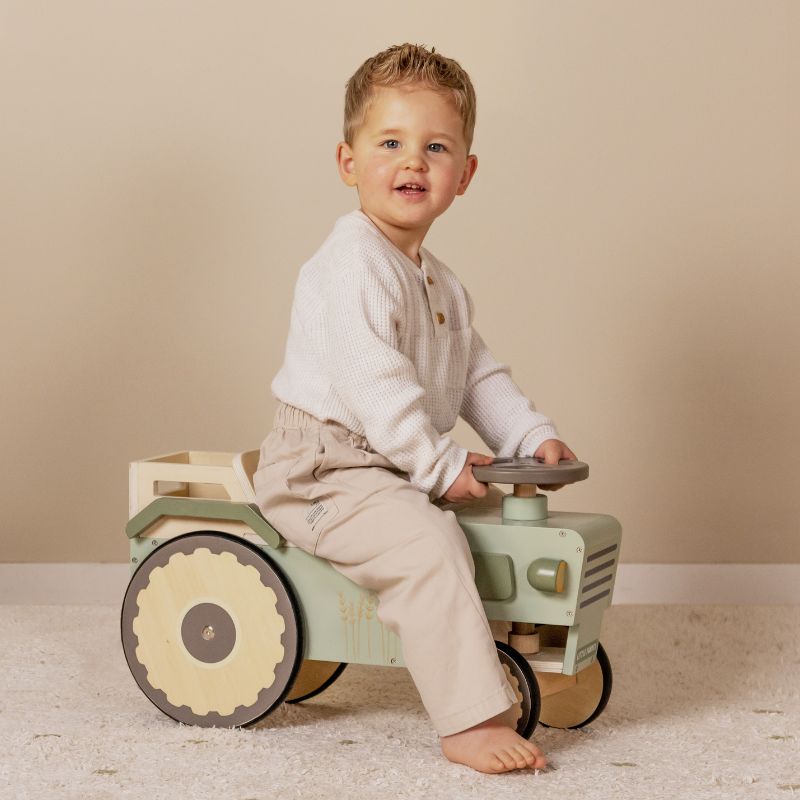 Little Dutch Wooden Ride On Tractor