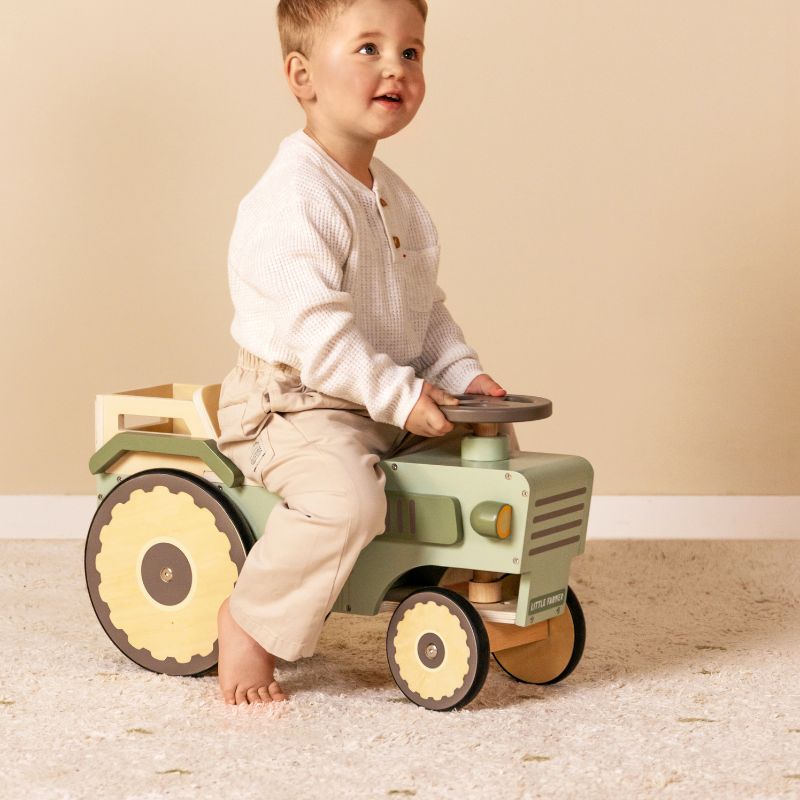 Little Dutch Wooden Ride On Tractor