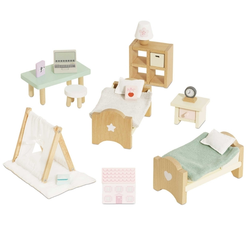 Le Toy Van Doll's House Child's Bedroom Furniture Set