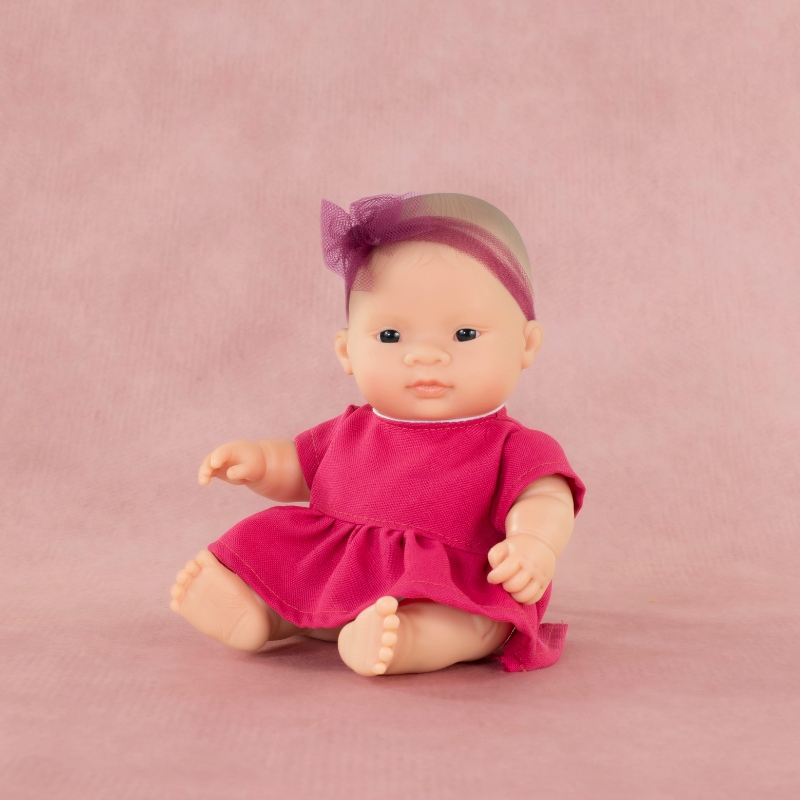 Miniland Baby Girl Doll - Cherry 21cm