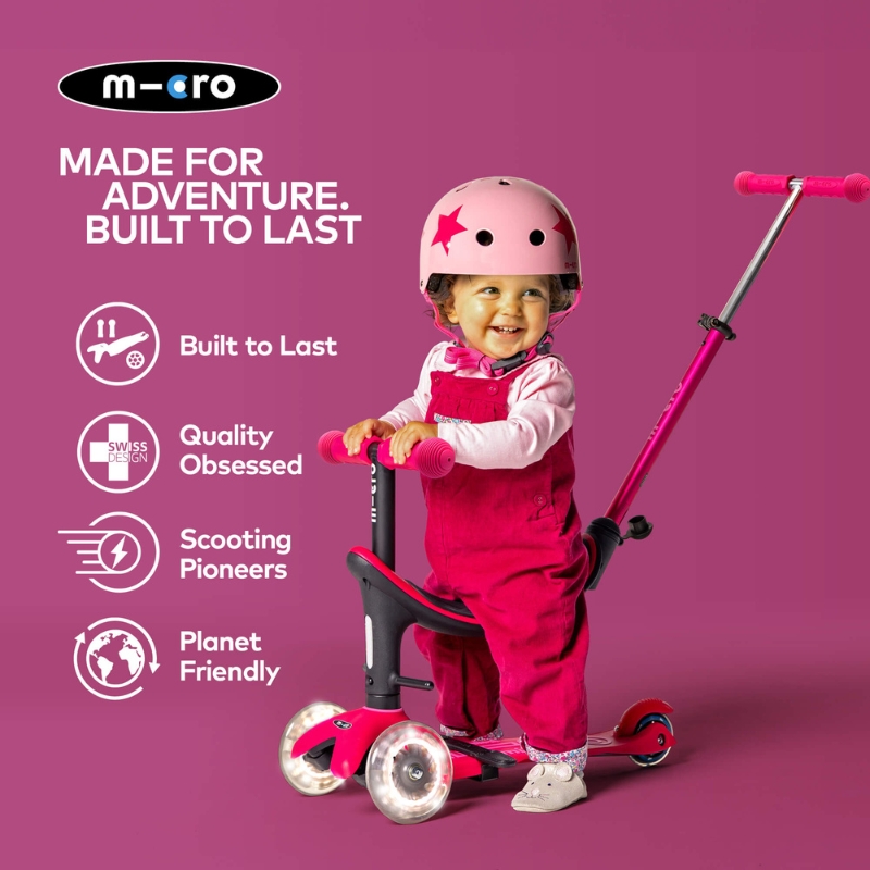 Micro Scooter Mini 2 Grow Scooter - Pink