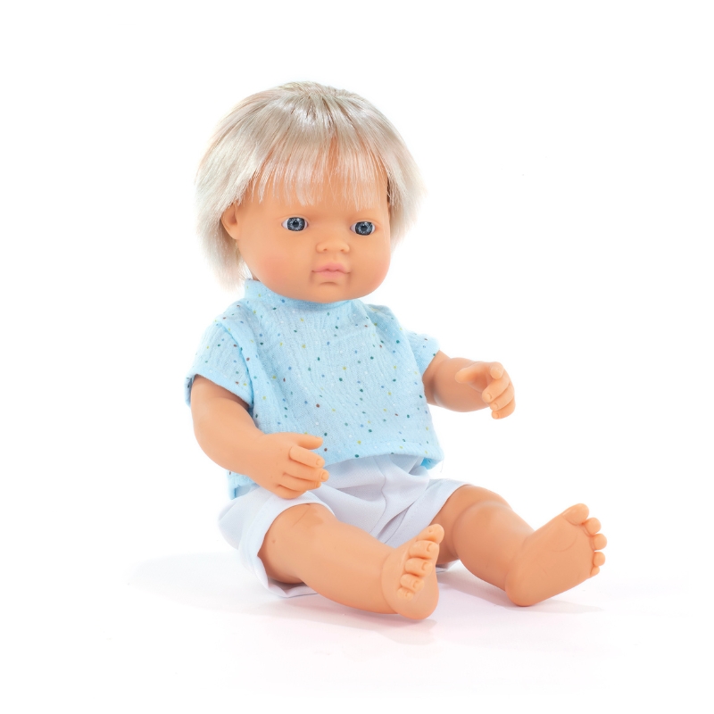 Miniland doll caucasian girl 38cm online