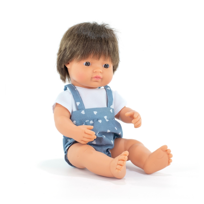 Miniland Brunette Boy Doll Kiwi 38cm The Kid Collective