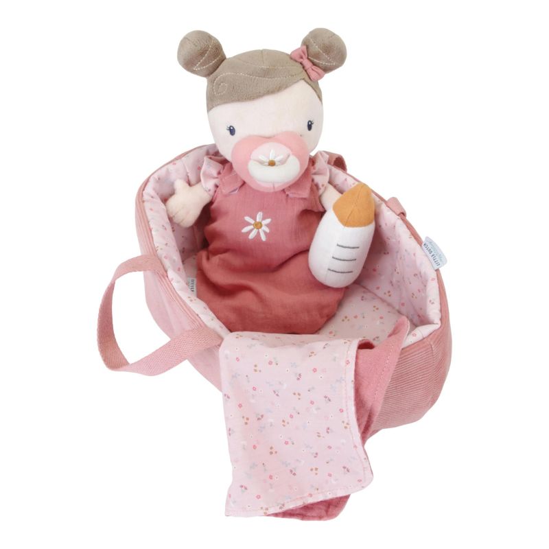 deAO 40 Piece Baby Doll Accessories Bag with Baby Feeding Accessories,  Clothes, Doll Bear, Bath Toys, Soother Dummy and Much More - Great  Nurturing