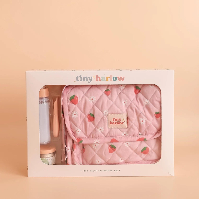 Tiny Harlow Tiny Nurturers Set - Strawberry Picnic