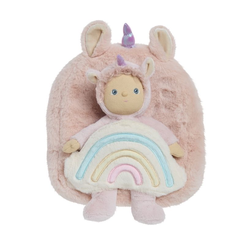 Olli Ella Hopalong Unicorn Backpack - Pink