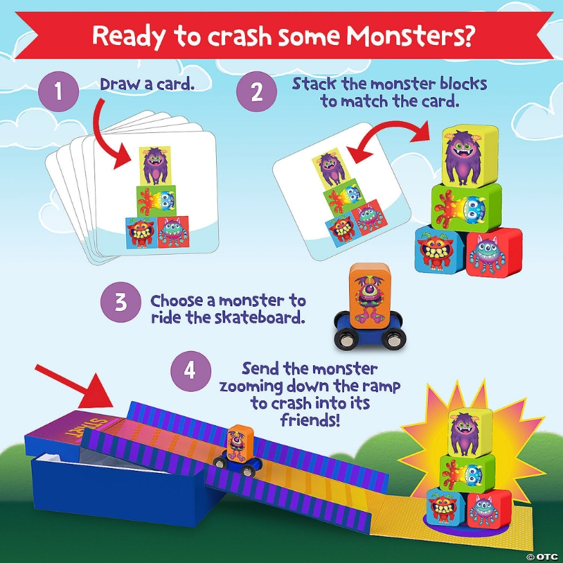 Peaceable Kingdom Crash Monsters