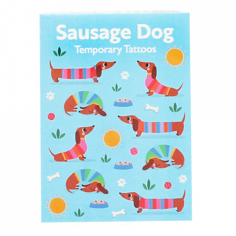 Rex London - Sausage Dog Temporary Tattoos