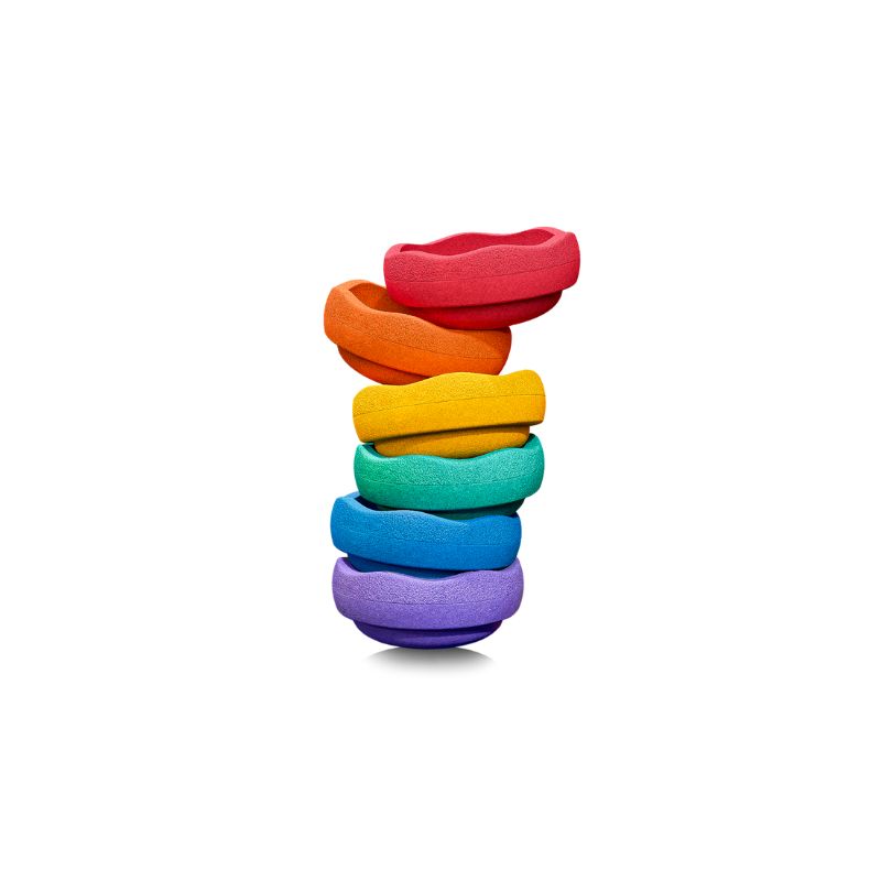 Stapelstein Mini - Rainbow Classic Set of 6