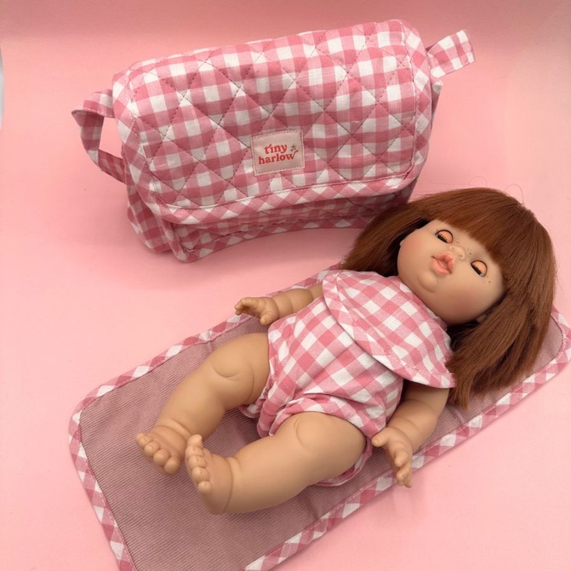 Tiny Harlow Gift Essentials Pack - Pink Gingham