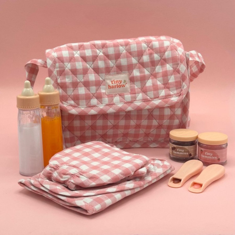Tiny Harlow Gift Essentials Pack - Pink Gingham