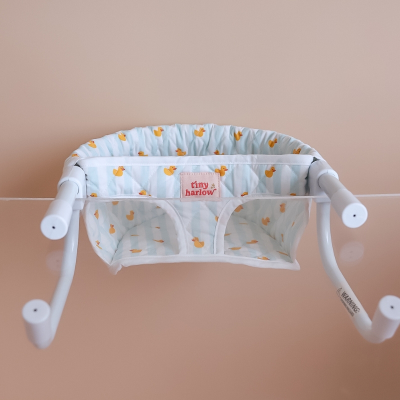 Tiny Harlow Feeding Chair - Blue Ducky