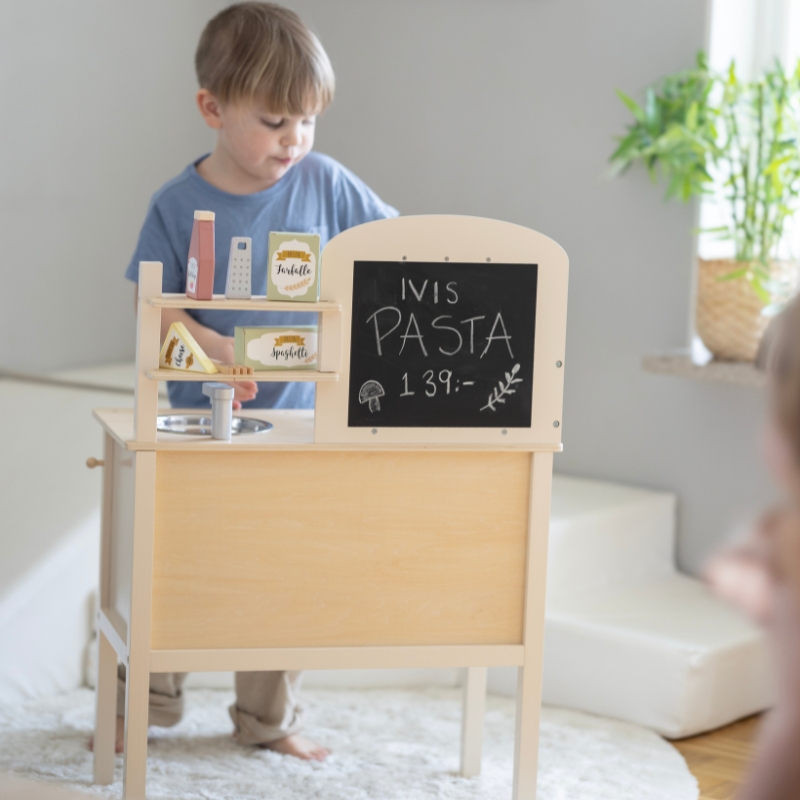 Jabadabado Wooden Play Kitchen - Cream