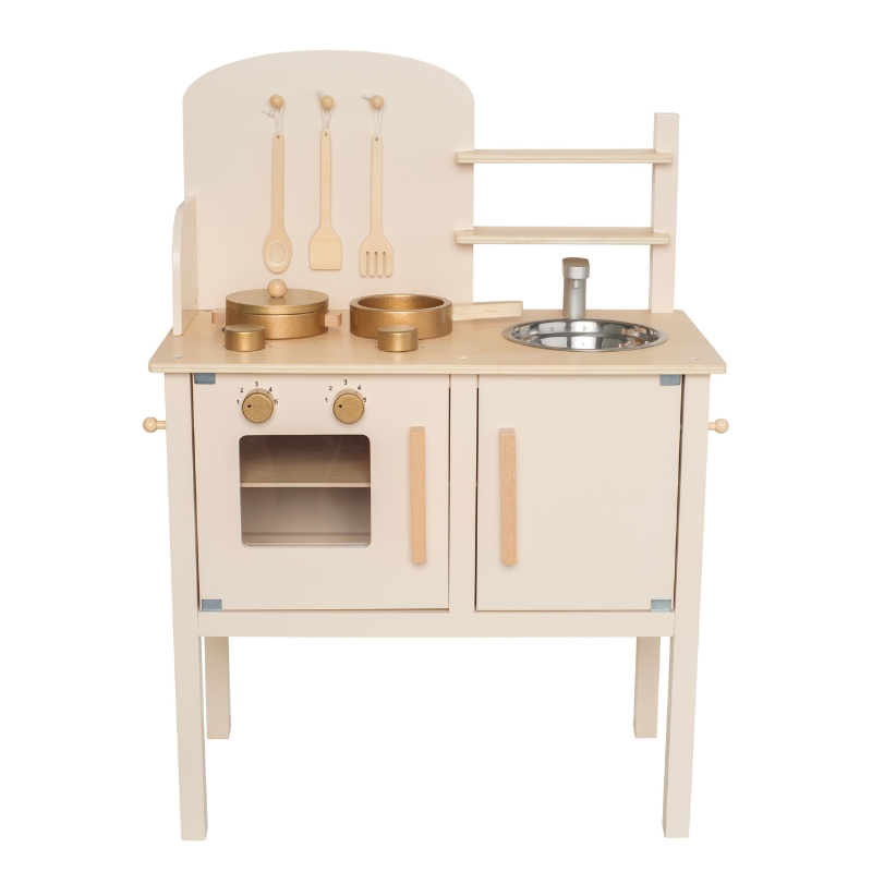 Jabadabado Wooden Play Kitchen - Cream