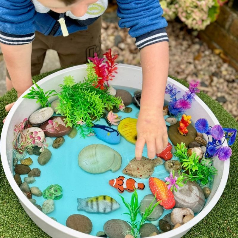 Yellow Door Sensory Play Stones - Fish