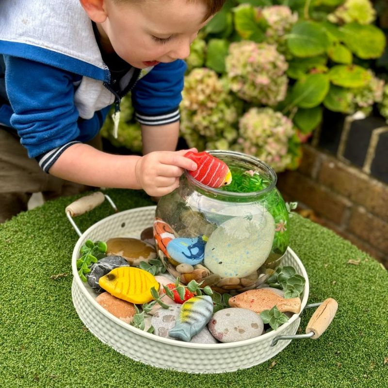 Yellow Door Sensory Play Stones - Fish