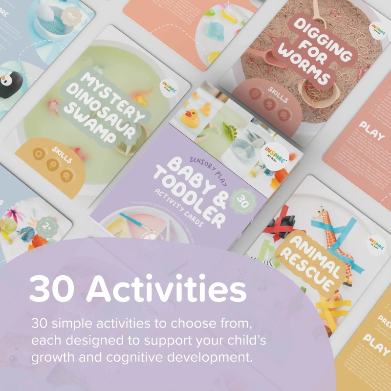 Inspire My Play Sensory Play Baby & Toddler Activity Cards