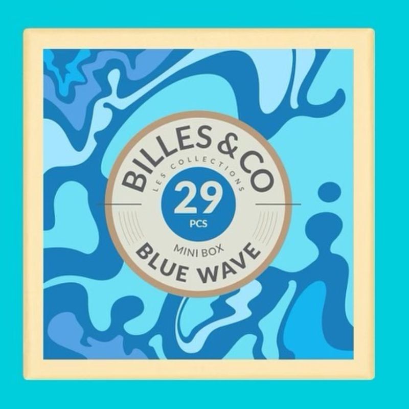 Billes & Co Marbles Blue Wave Mini Box