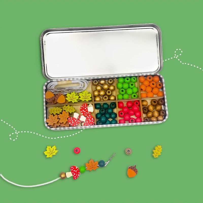 Cotton Twist Bracelet Beading Kit - Forest