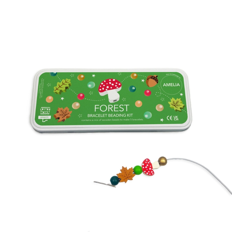 Cotton Twist Bracelet Beading Kit - Forest