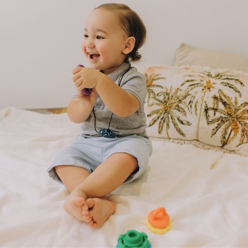 Jellystone Rainbow Stacker & Teether Toy - Rainbow