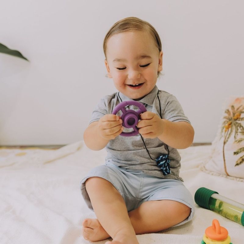 Jellystone Rainbow Stacker & Teether Toy - Rainbow