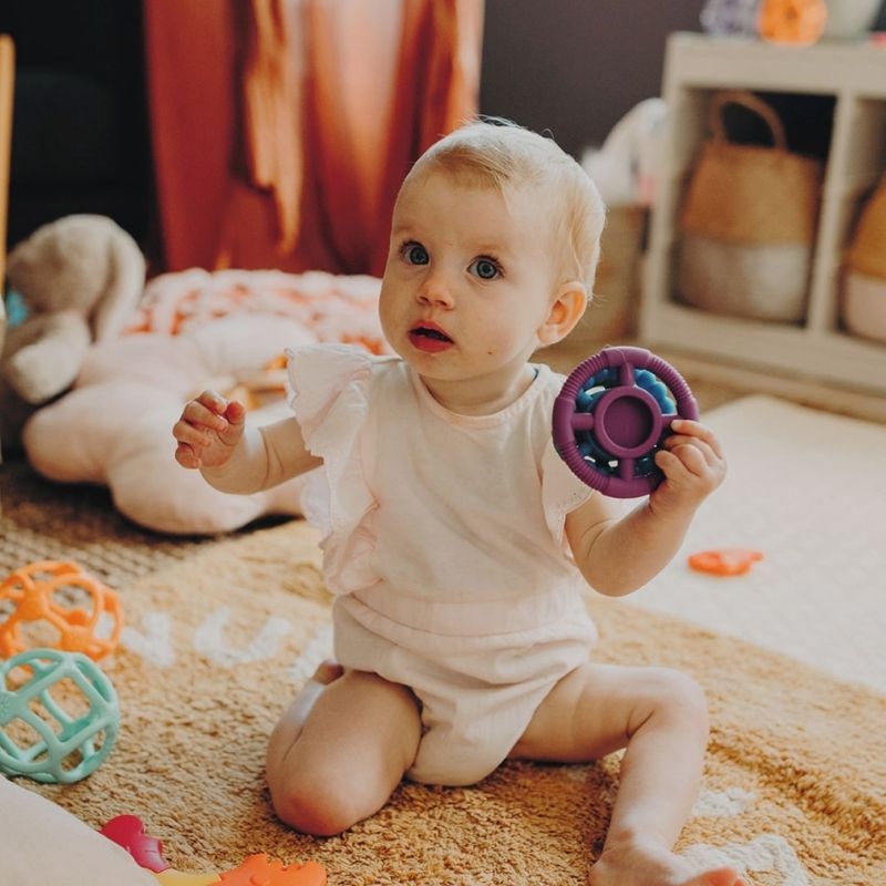 Jellystone Rainbow Stacker & Teether Toy - Rainbow