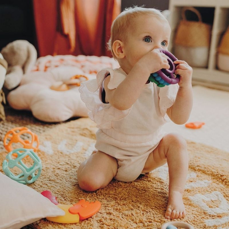 Jellystone Rainbow Stacker & Teether Toy - Rainbow