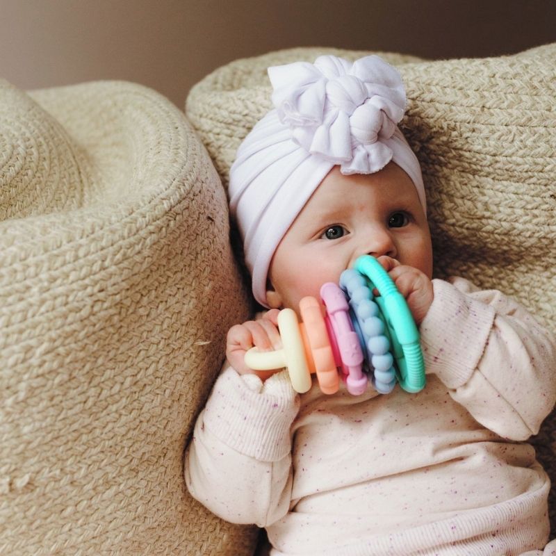 Jellystone Rainbow Stacker & Teether Toy - Pastel