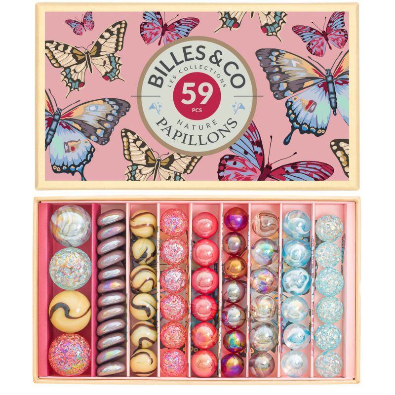 Billes & Co Marbles Butterfly Anamorphic Box