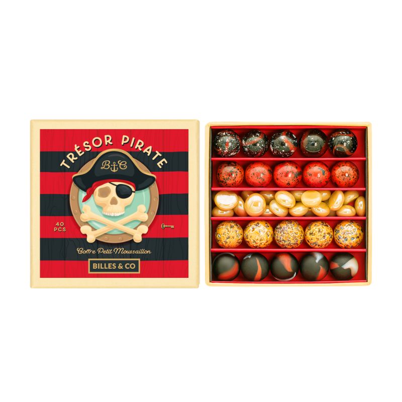 Billes & Co Marbles Little Pirate Treasure Mini Box